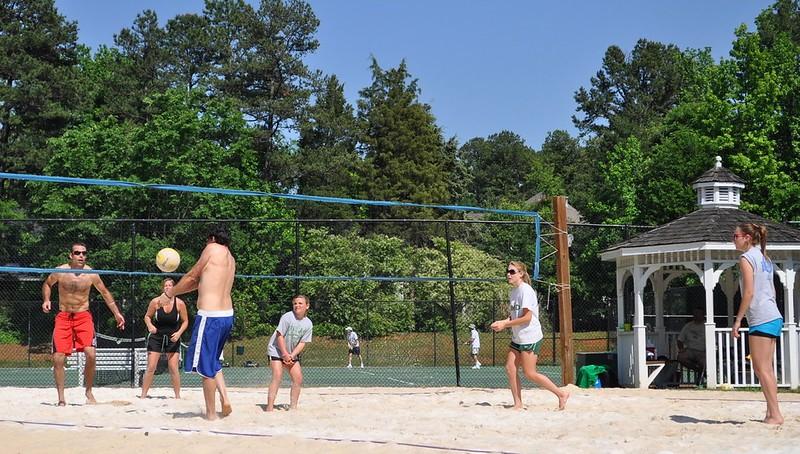 Davis Lake Volleyball for single family homes in charlotte nc